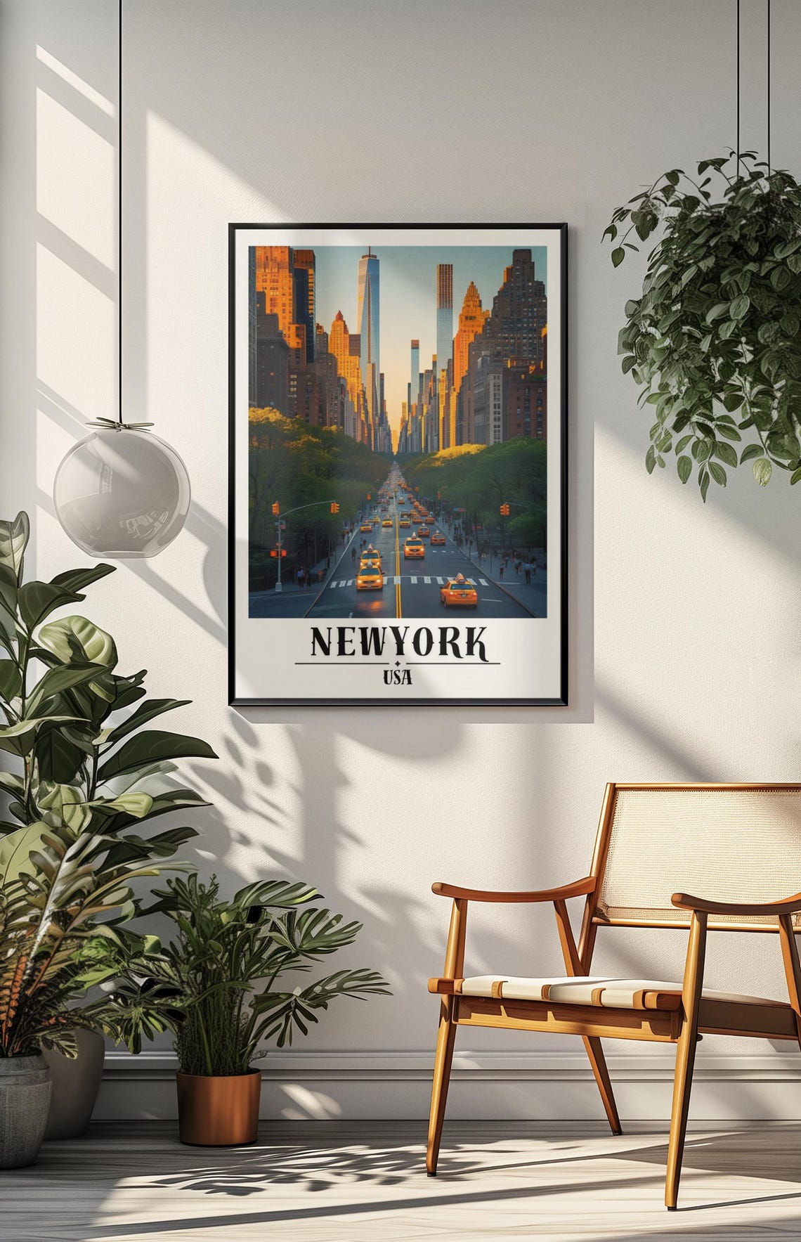 New York City Travel Poster Nyc Wall Art New York City Print Nyc Travel Poster New York City Wall Art New York City Home Decor Nyc Art - Image 4
