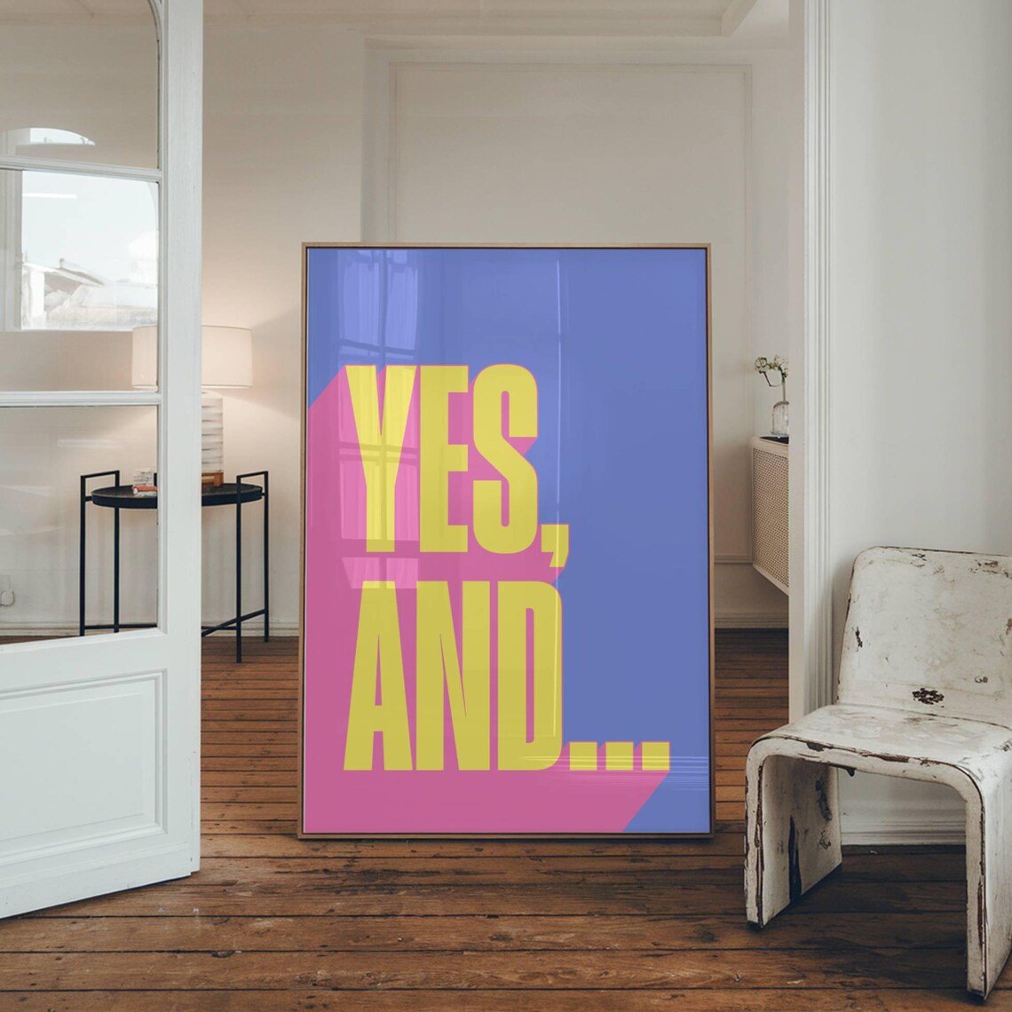 Yes And Improv Rule Quote Colorful Pop Art Theatre Poster Decor Gift - Image 5