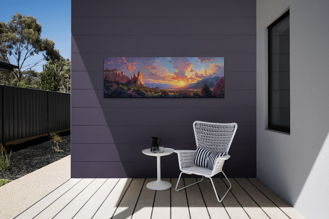 Garden of the Gods Colorado Panoramic Art Print - Image 5