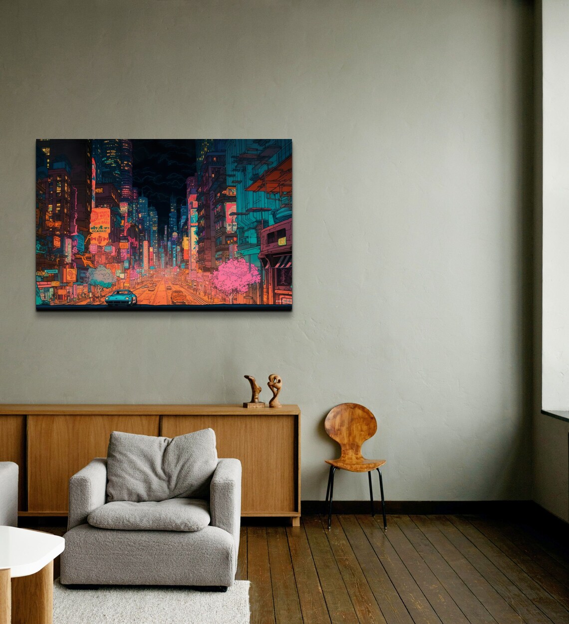 Downtown Tokyo Anime Travel Poster, Lofi Aesthetic - Image 6
