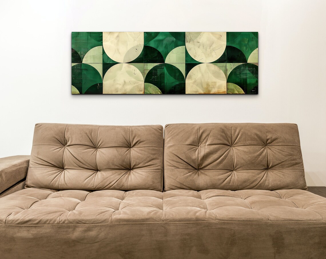 Mid Century Modern Boho Geometric Art Print - Image 4