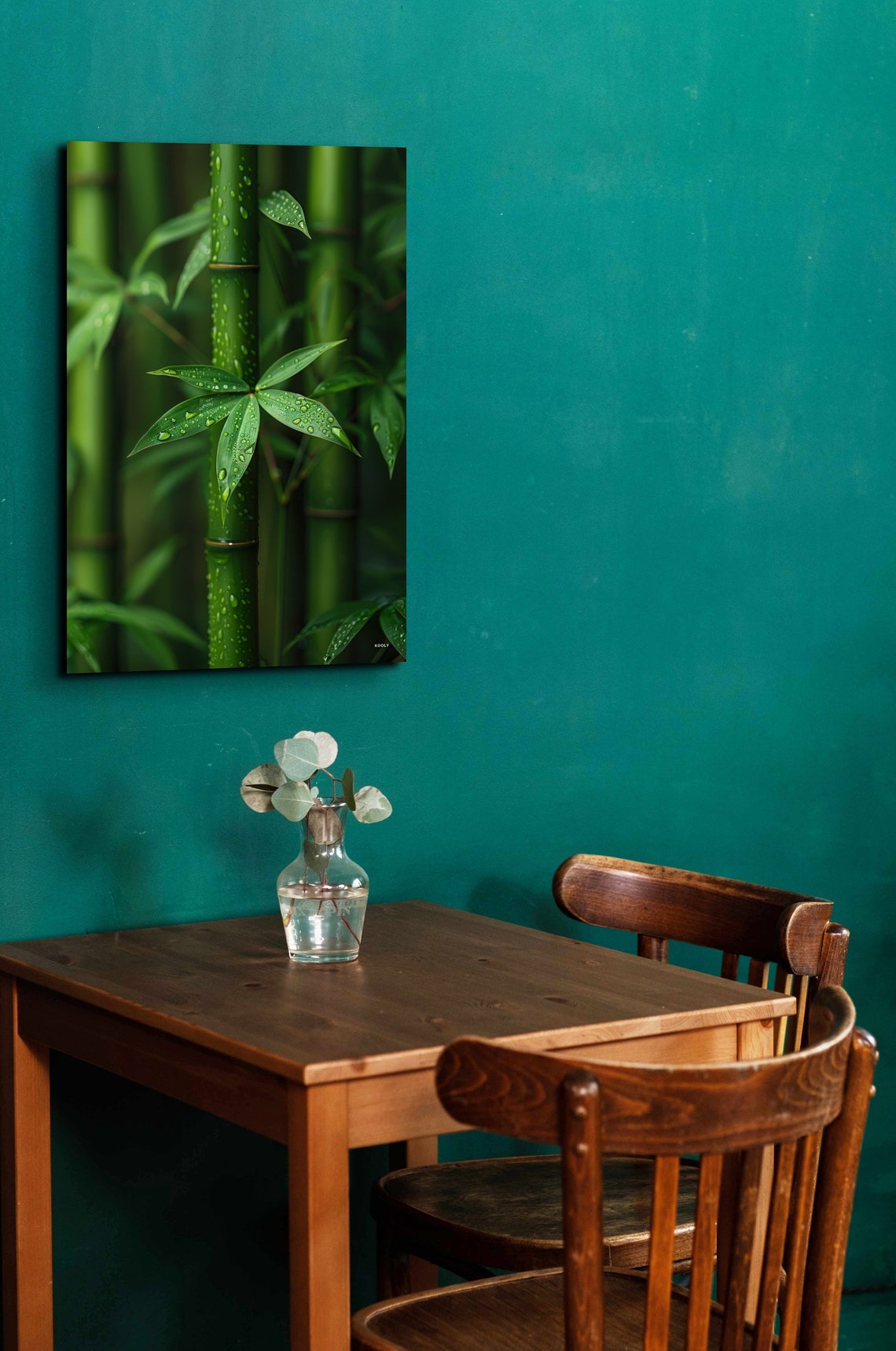 Green Bamboo Trees Wall Art Print Office Decor Bamboo Art Bamboo Print Giclee Home Art Decor Wall Decor Interior Design - Image 3