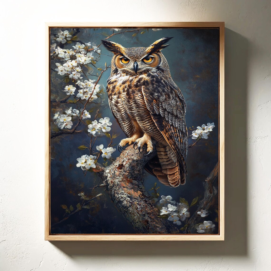Great Horned Owl, Nature Inspired Decor Art Print - Image 6