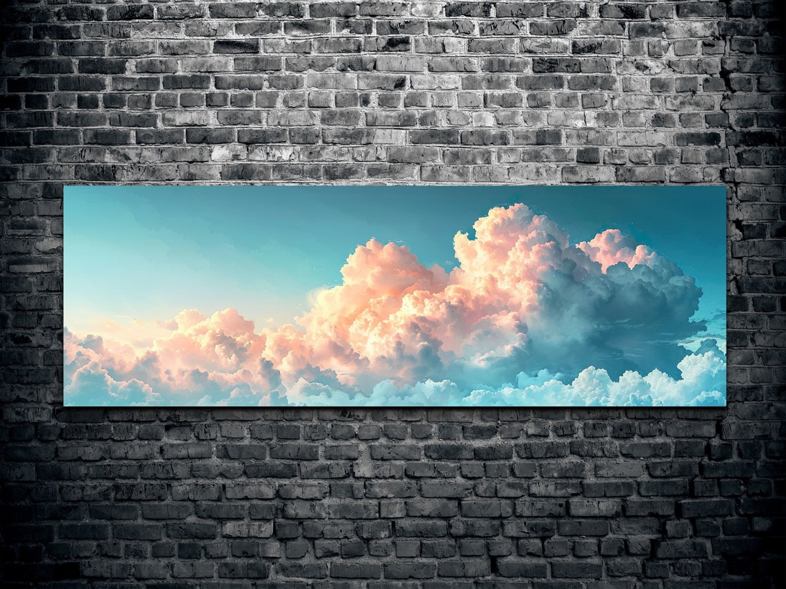 Panoramic Cloud Wall Art - Image 2