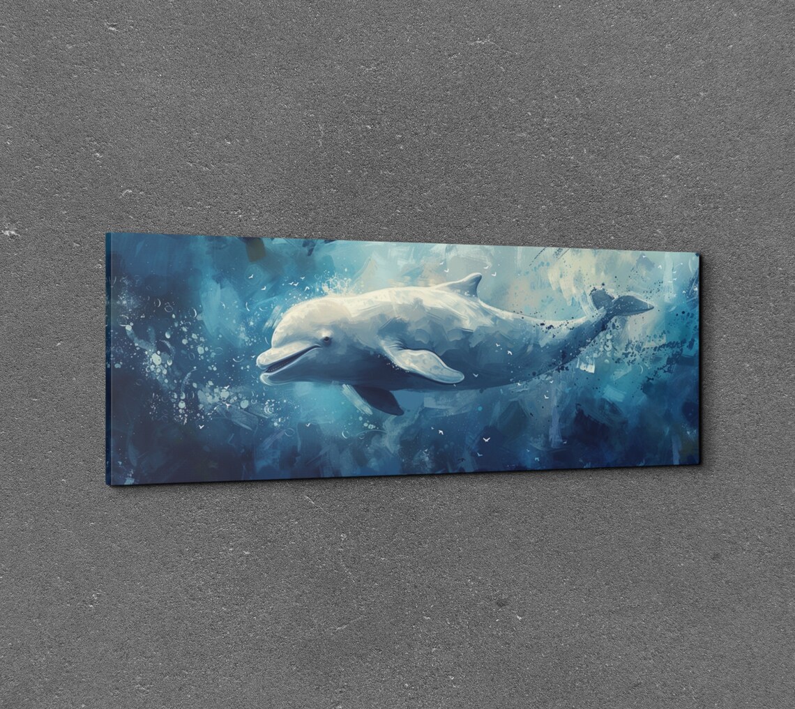 Panoramic Beluga Whale Wall Art - Image 3
