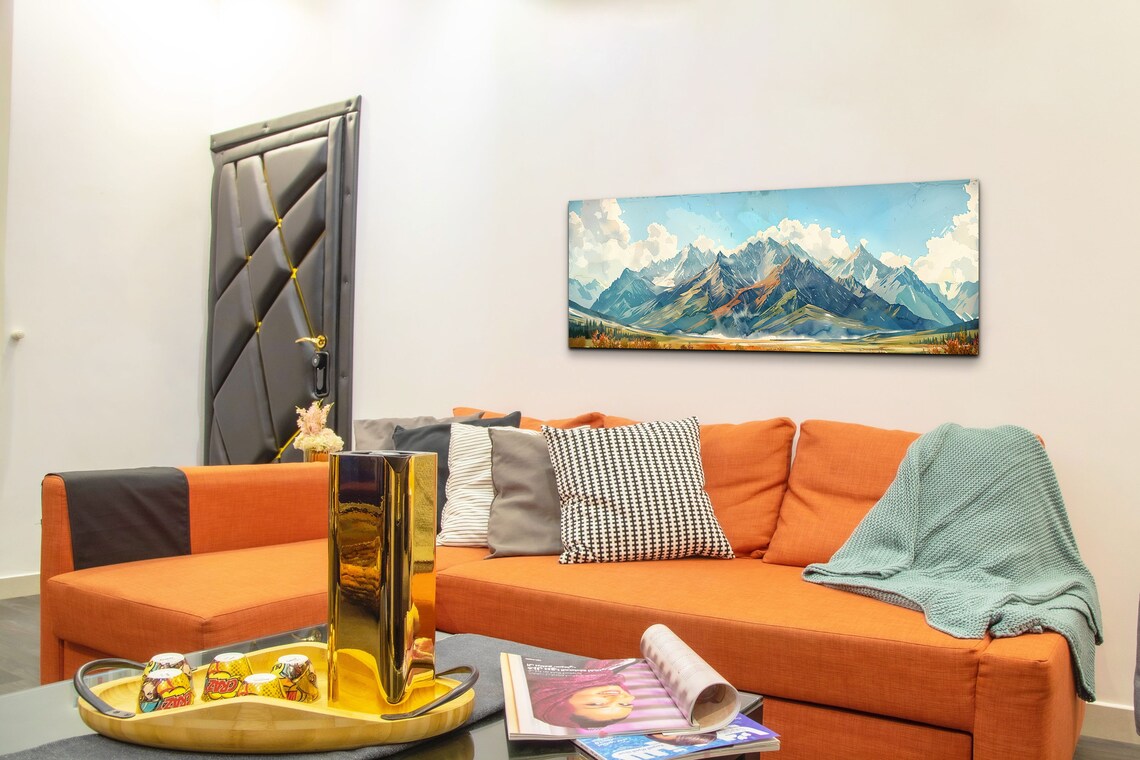 Brooks Mountain Range, Mid-Century Modern Scenery - Image 5