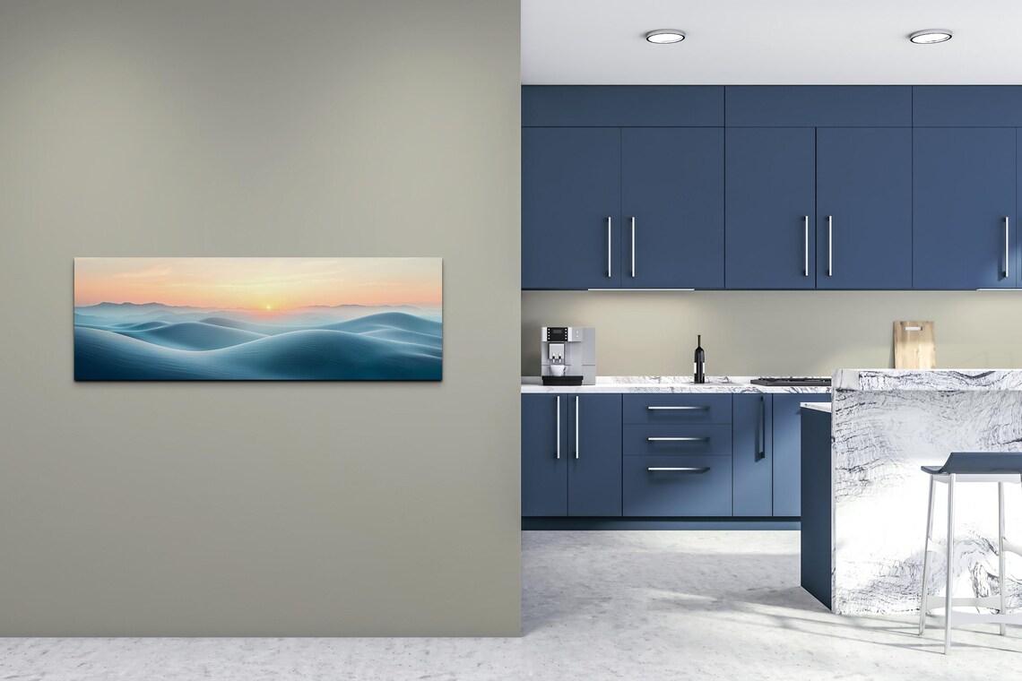 Dunes At Dusk, Panoramic Wall Art Print - Image 3