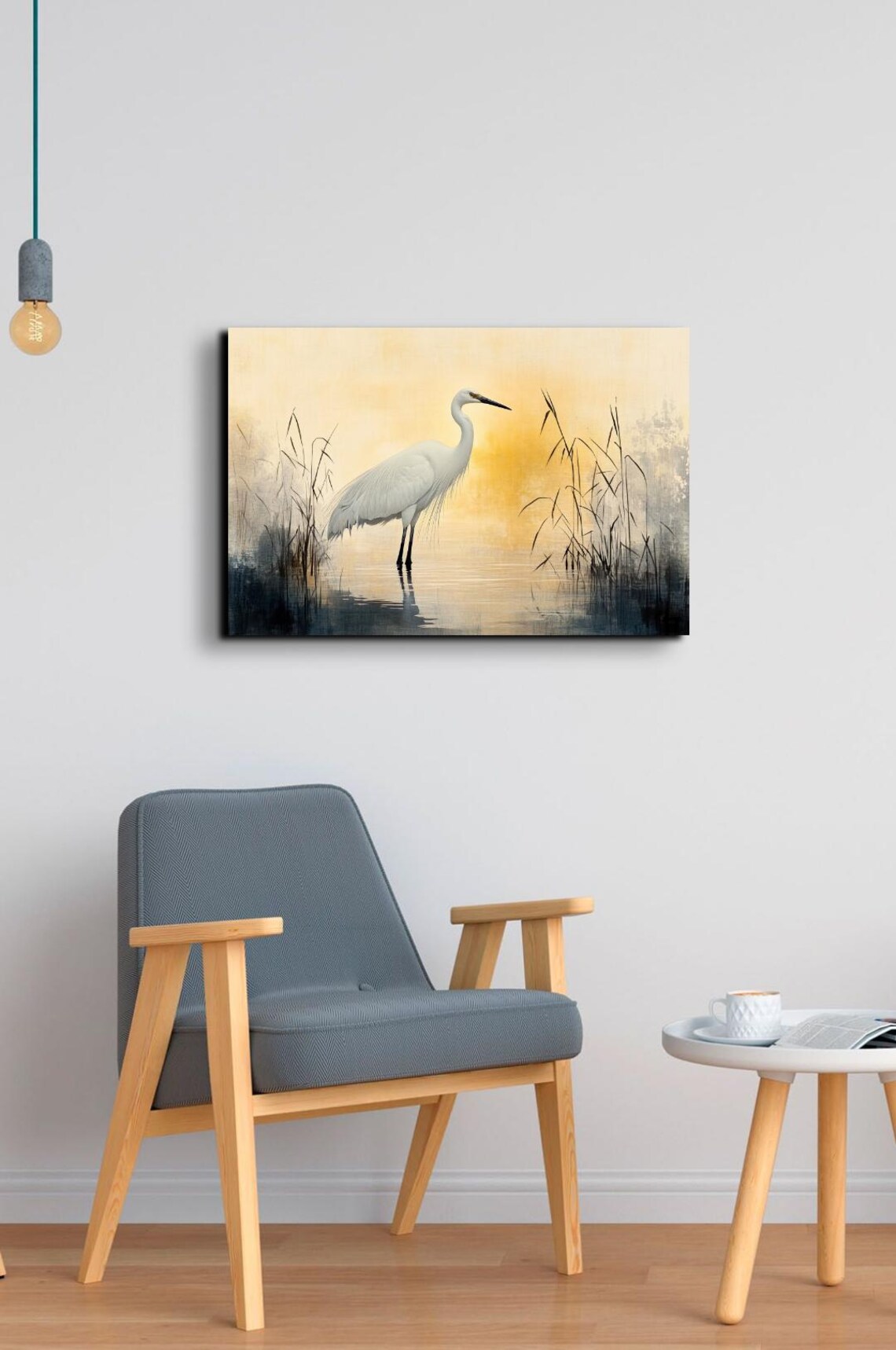 Watercolor Blue Herron, Watercolor Nature Art - Image 3