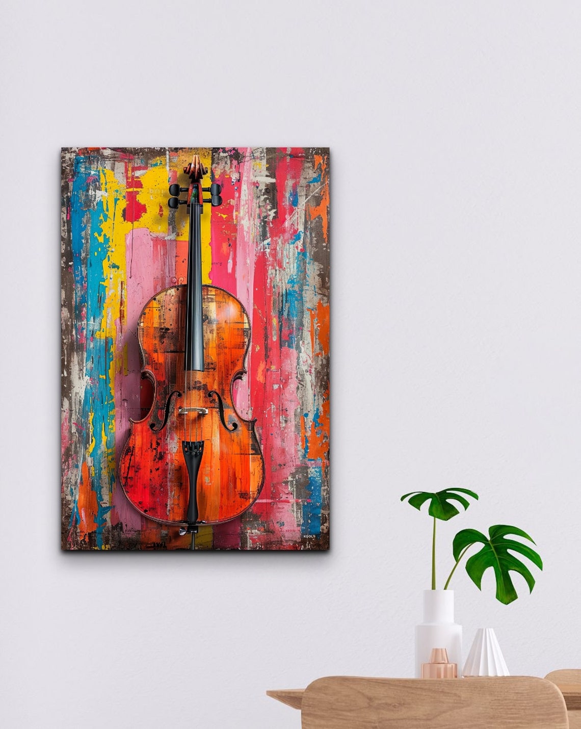 Pop Art Cello Poster - Image 6