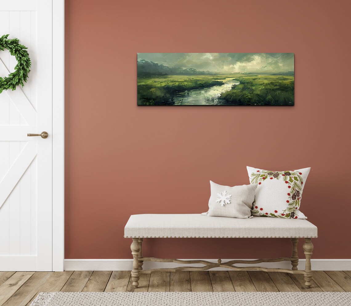 Panoramic River Landscape, Large Wall Art Print - Image 5