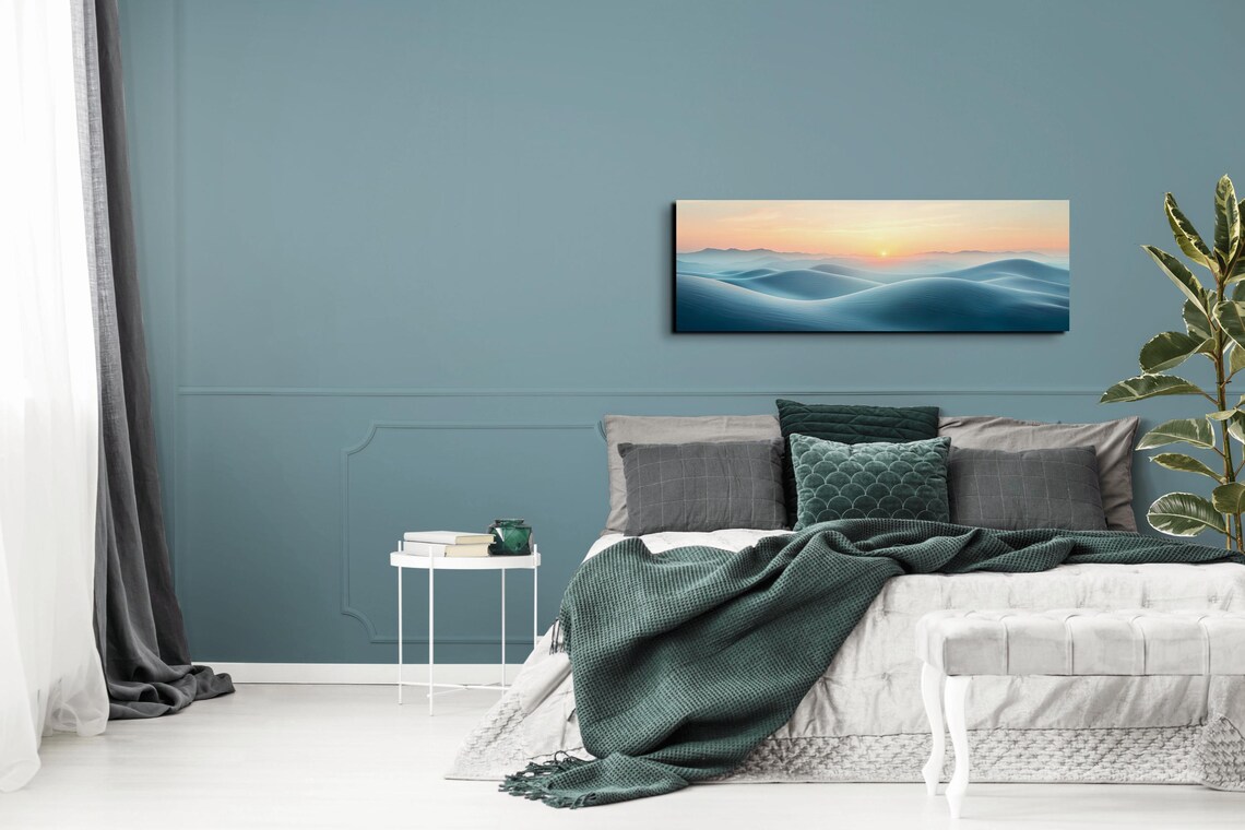 Dunes At Dusk, Panoramic Wall Art Print - Image 6