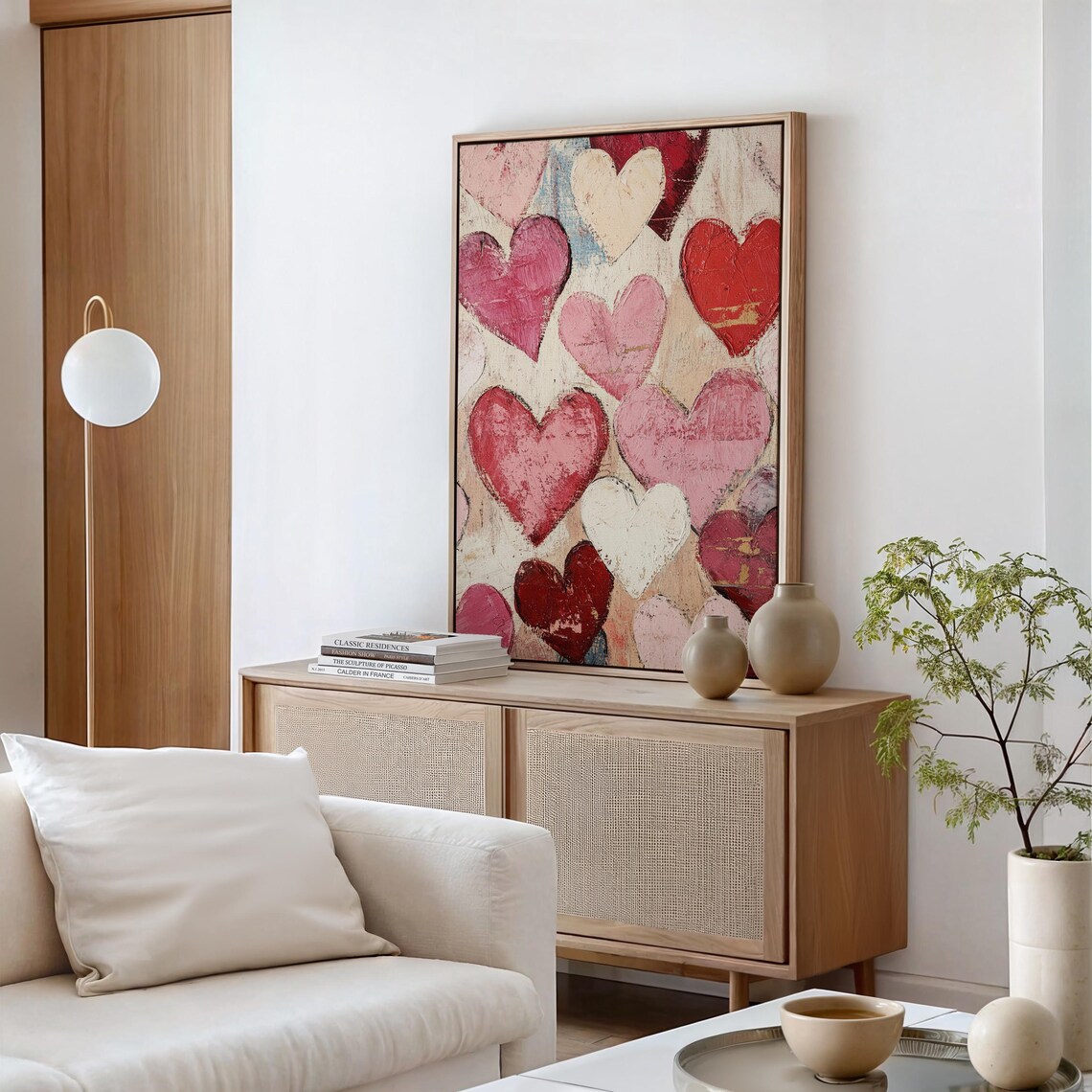 Abstract Heart Art, Modern Boho Love Poster - Image 6
