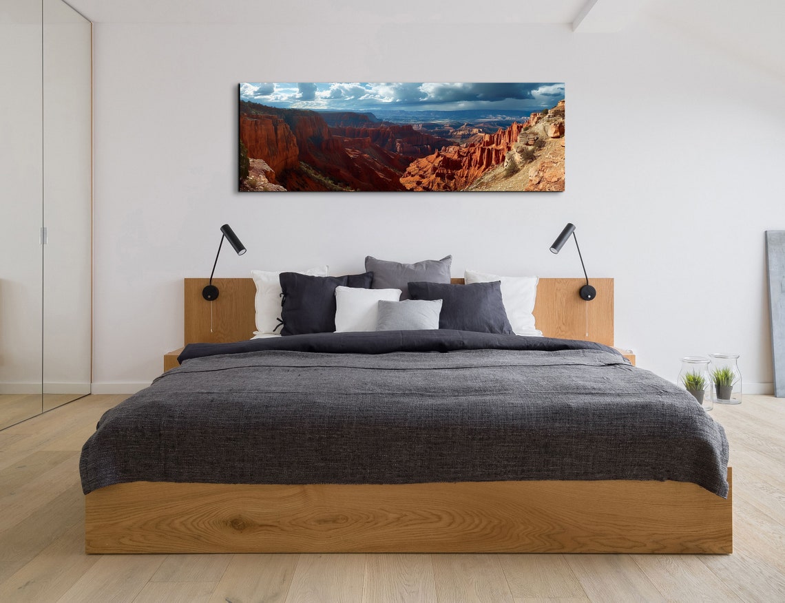 Panoramic Cedar Breaks Utah Red Rock Canyon Landscape Wall Art - Image 4