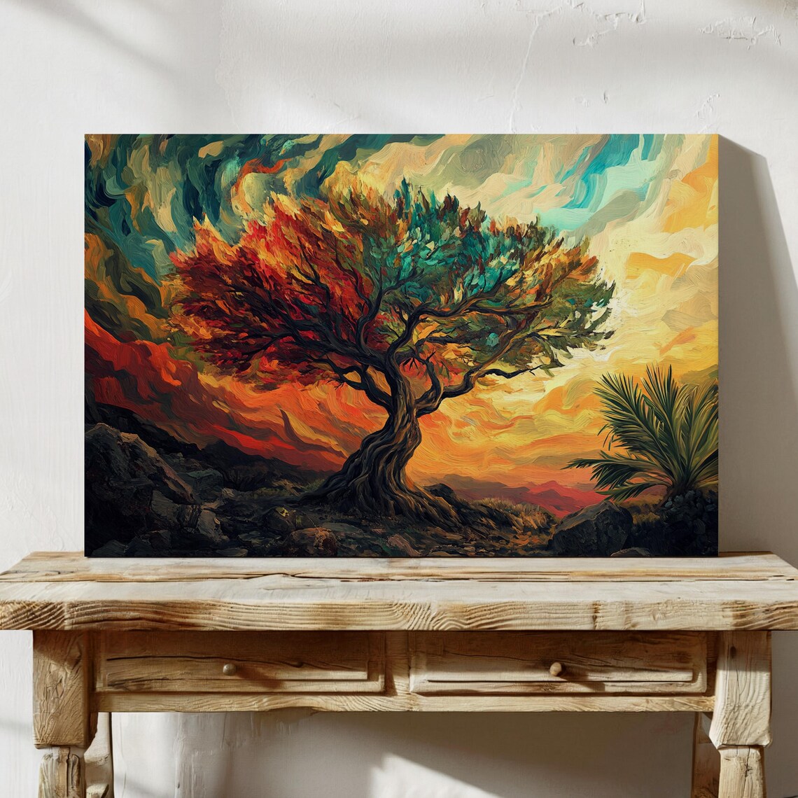 Abstract Tree Art Print, Nature Inspired Decor
