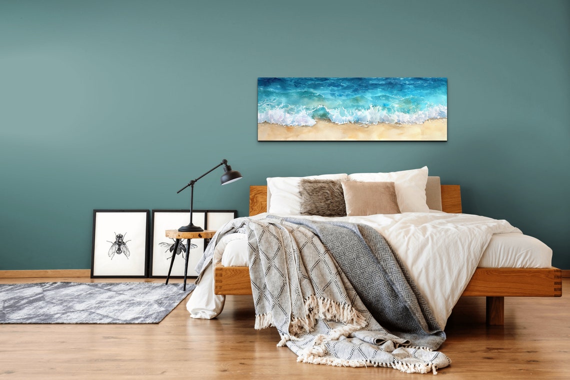 Watercolor Ocean Wave Wall Art Print - Image 6