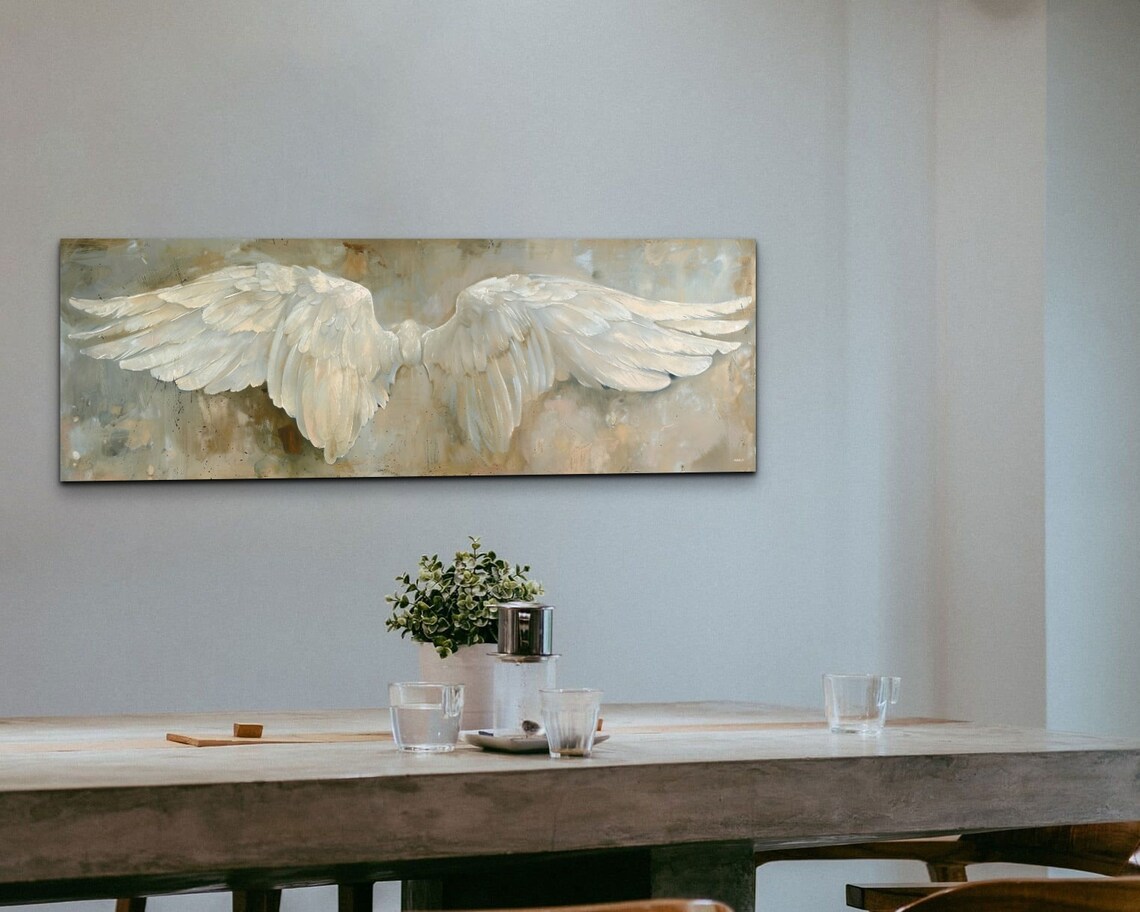 Panoramic Angel Wings, Angelic Style Wall Art - Image 7