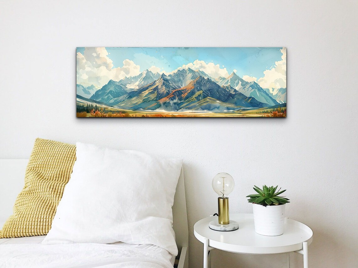 Brooks Mountain Range, Mid-Century Modern Scenery - Image 6