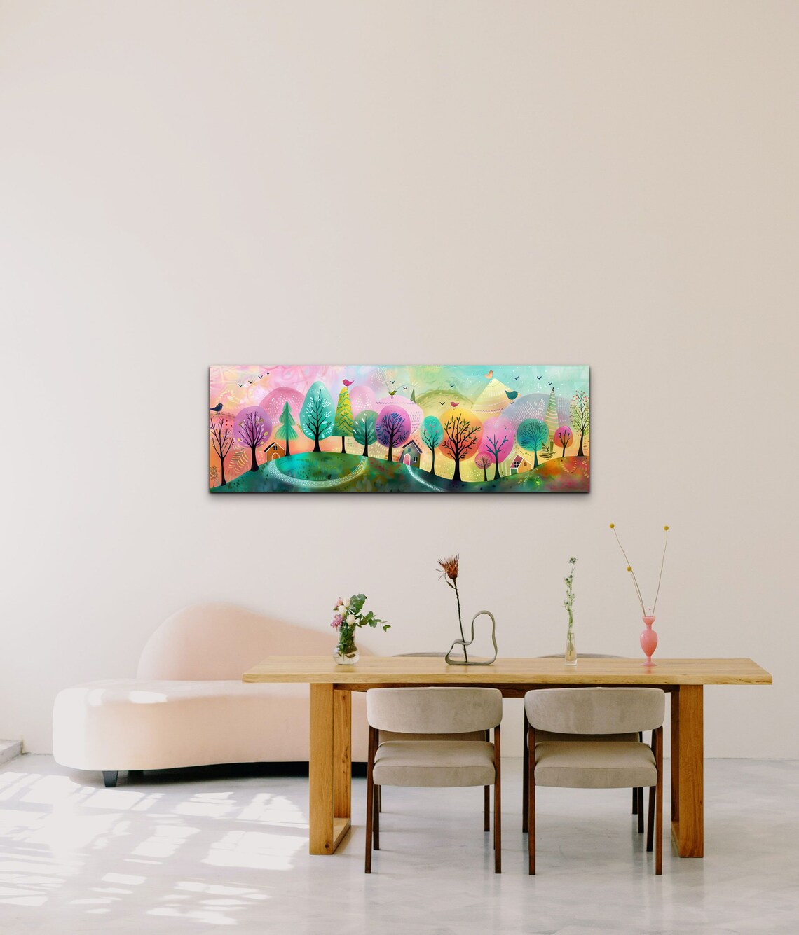 Mystical Forest Children's Nursery Art Print - Image 4