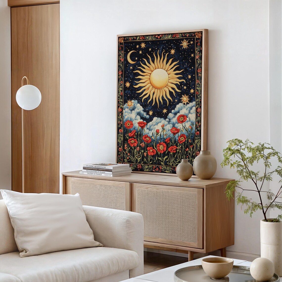 Celestial Sun And Moon, Starry Night Theme - Image 5