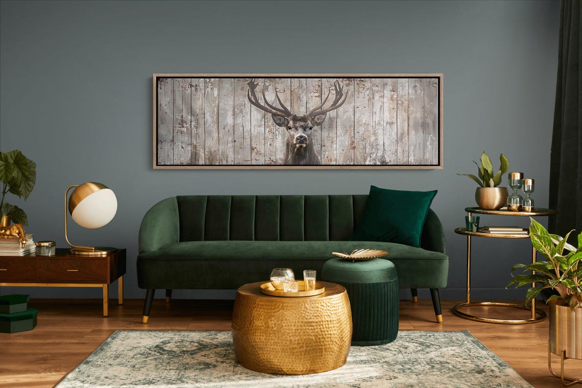 Deer Rustic Cabin Wall Art Print - Image 6