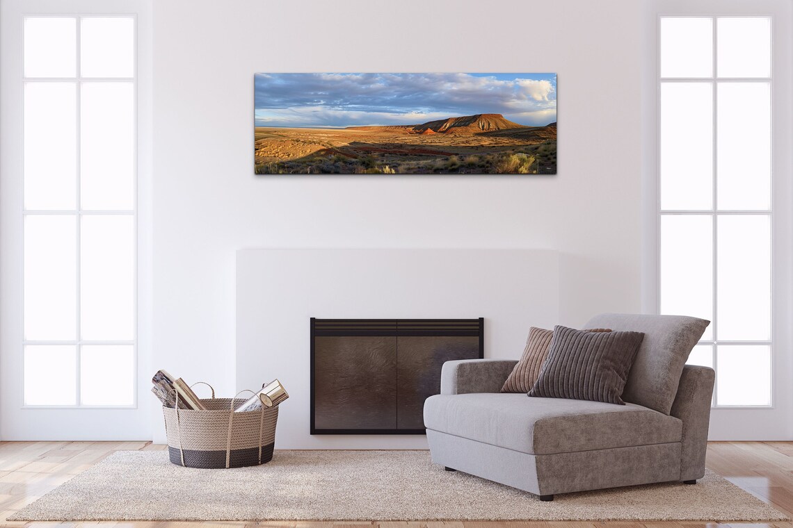 Rocky Desert Wall Art Print Wall Decor Landscape Landscape Print Artwork Panoramic Ready To Hang - Image 4