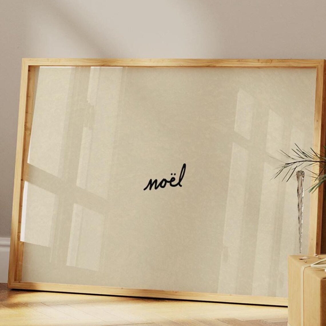 Noel, Minimalist Christmas Holiday Decor