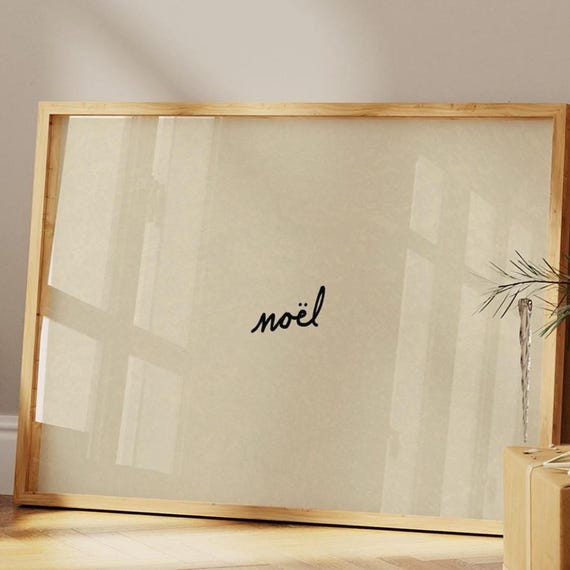 Noel, Minimalist Christmas Holiday Decor