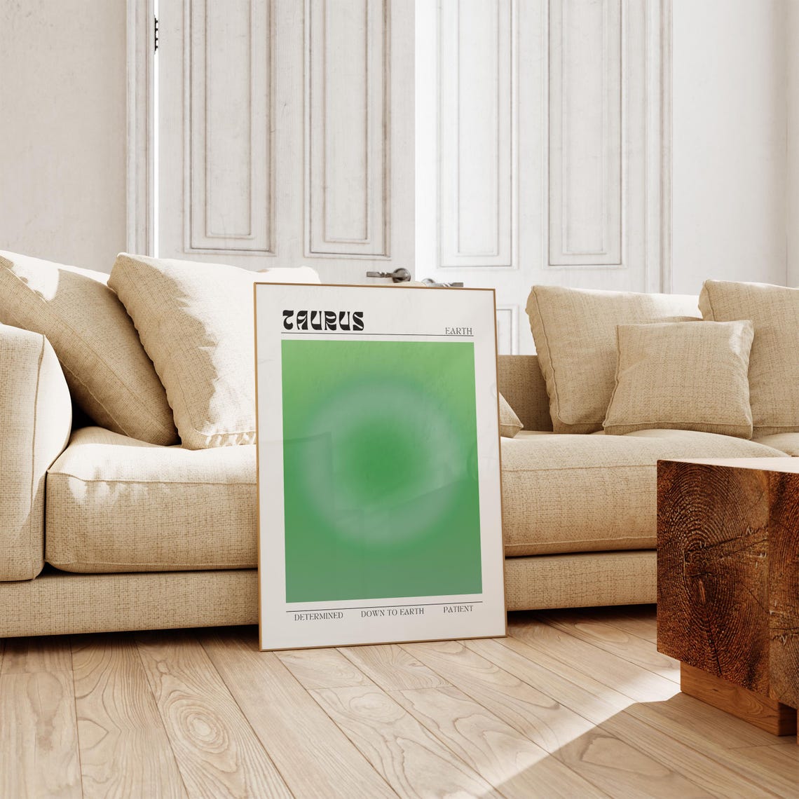Taurus Aura Zodiac Poster Aesthetic Wall Art Astrology Gifts Manifestation Taurus Gift Teen Room Decor Spiritual Gifts Zodiac Print - Image 2