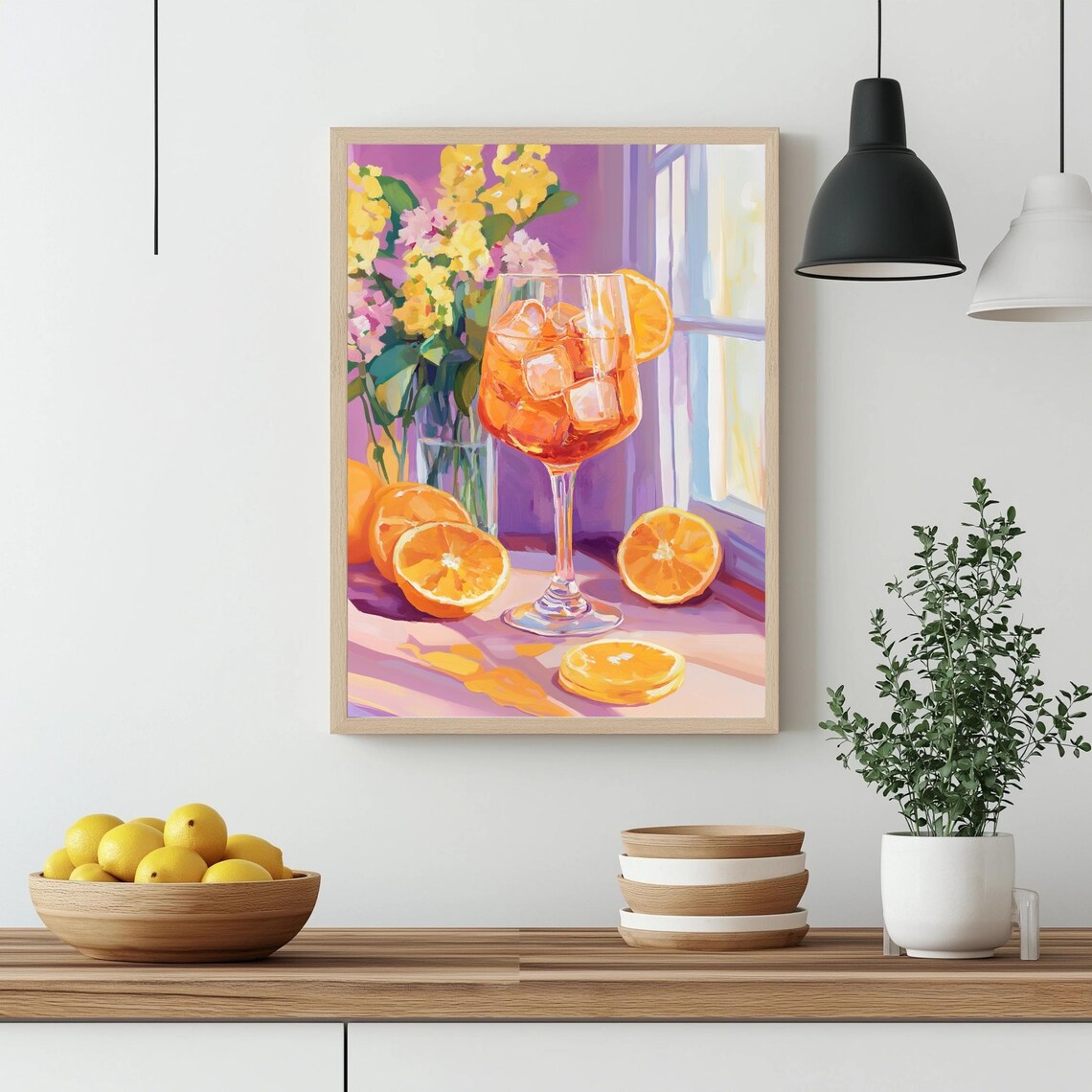 Aperol Spritz Vintage Cocktail Art, Retro Poster - Image 5