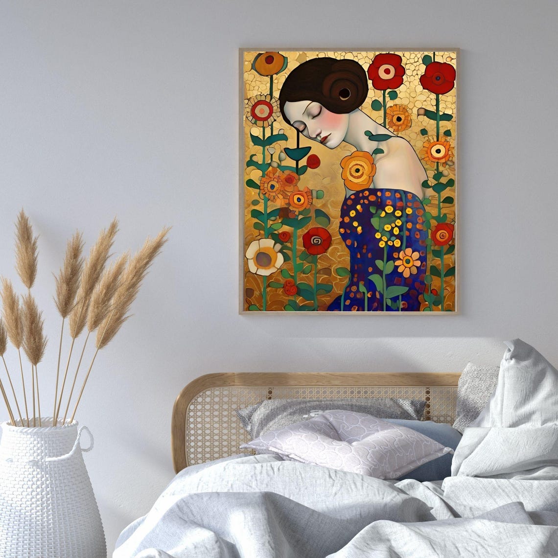 Dreams, Klimt Style Modern Art Print - Image 2