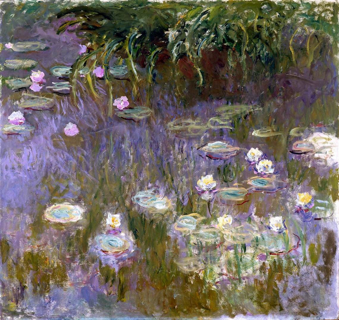 Claude Monet Water Lilies Fine Art Glice 1920 Sku 0168 - Image 2