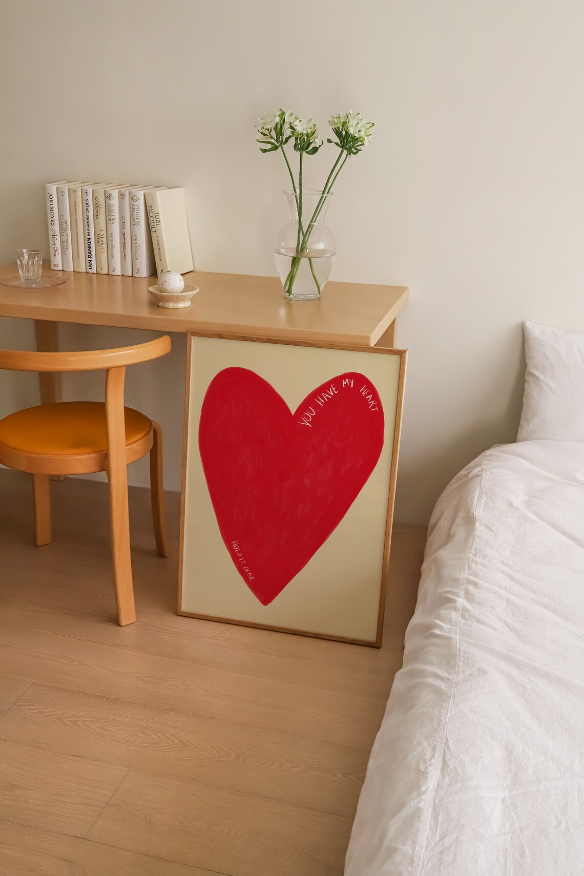 You Have My Heart Mid-Century Modern Art Print - Image 2