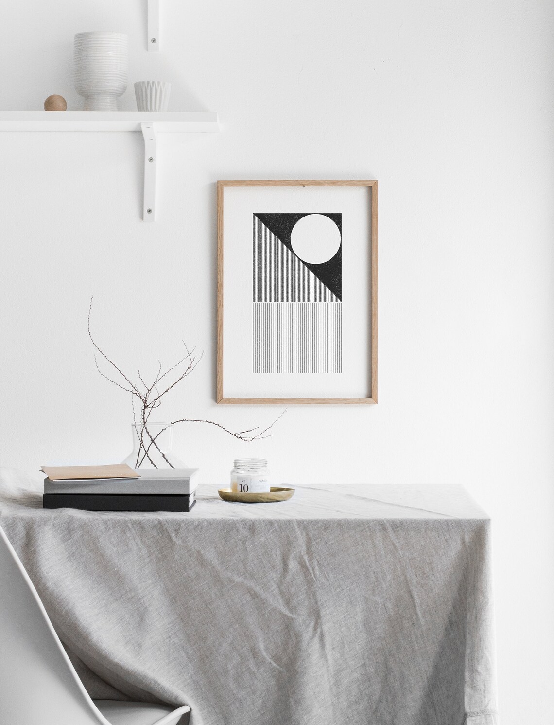 Geometric Design, Abstract Modern Art Print - Image 2