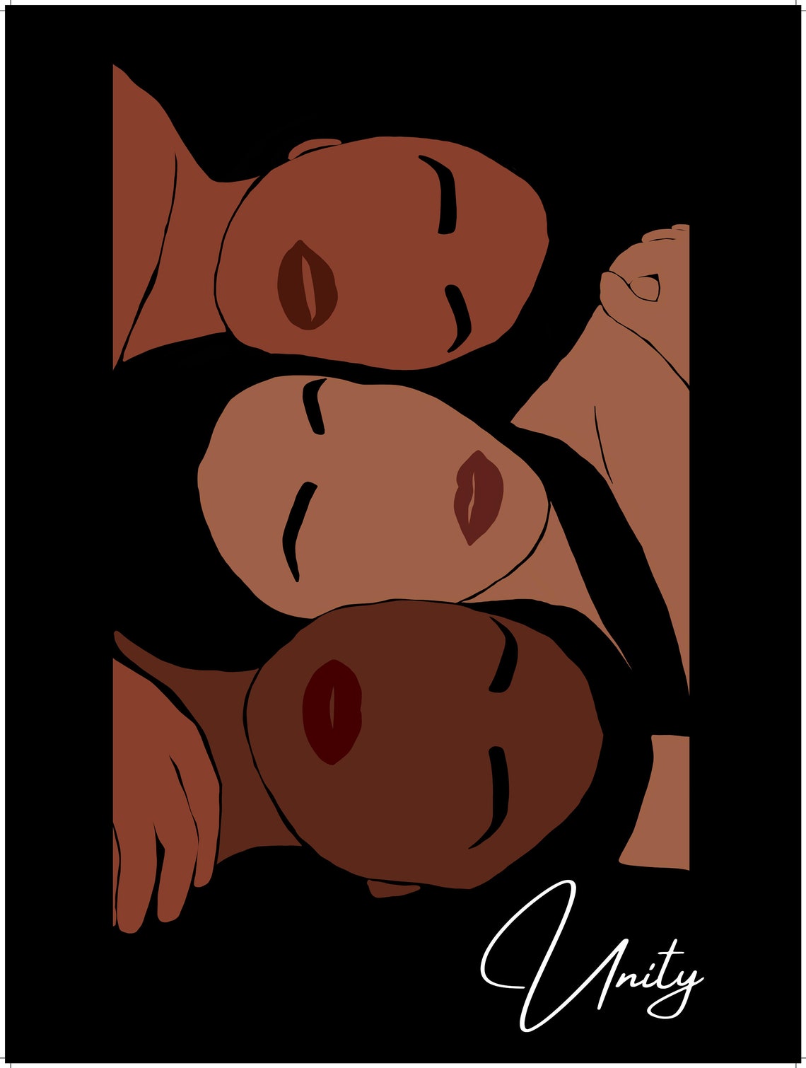 Unity Women Illustration Wall Art Wall Art Home Decor Instant Jpg Art - Image 2