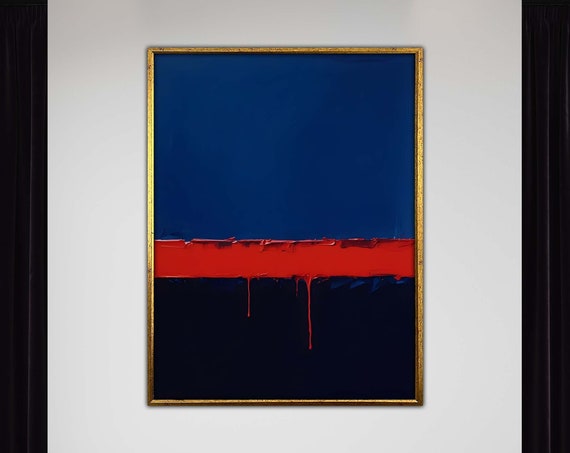 Mark Rothko Blue Mix Abstract Art Print