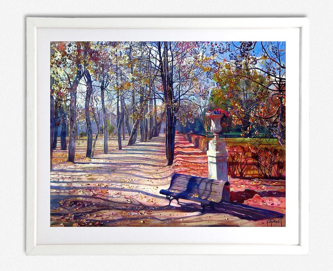 Park In Autumn, Isaac Brodsky Fall Decor - Image 2