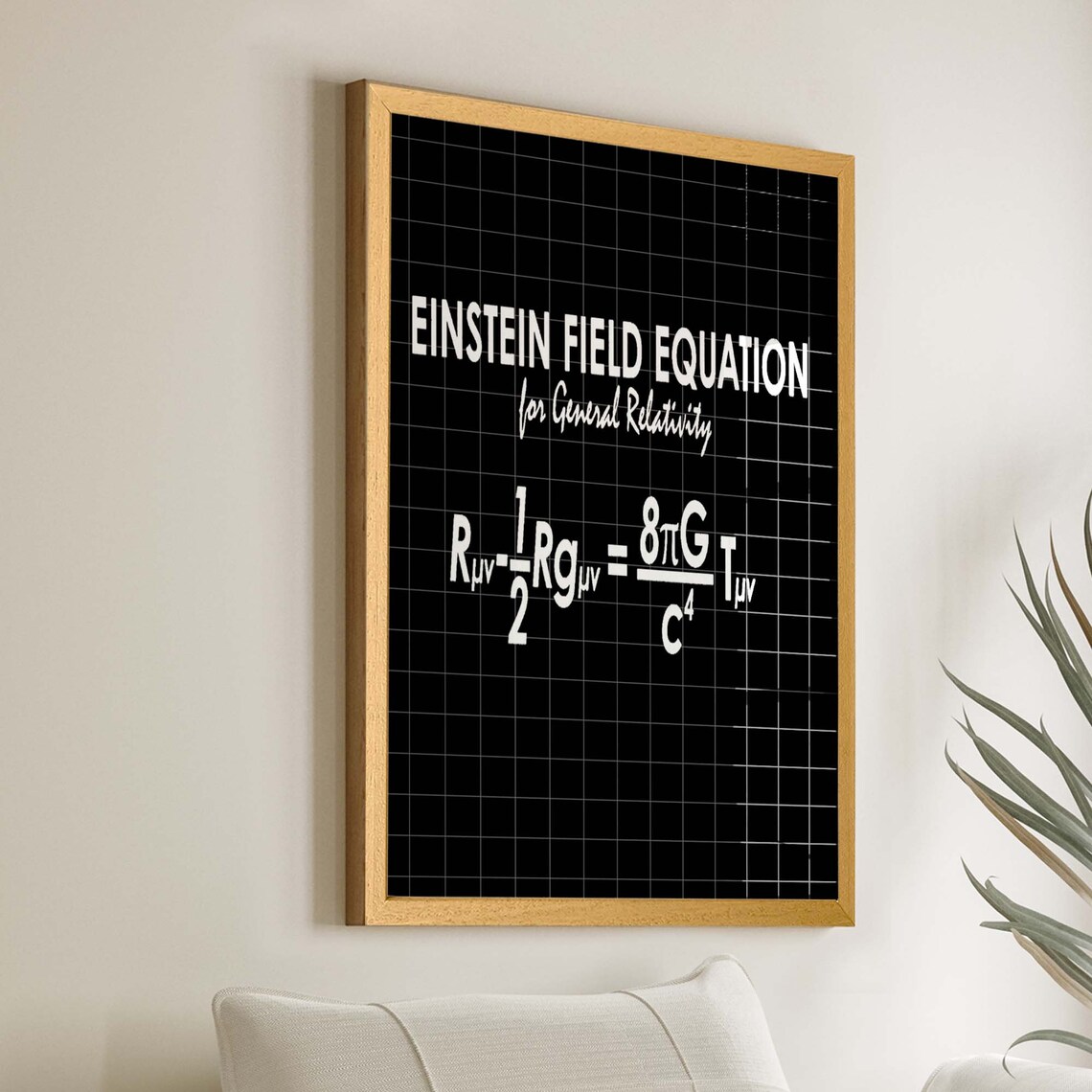 Einstein's Field Equation, Math Patent Poster - Image 2