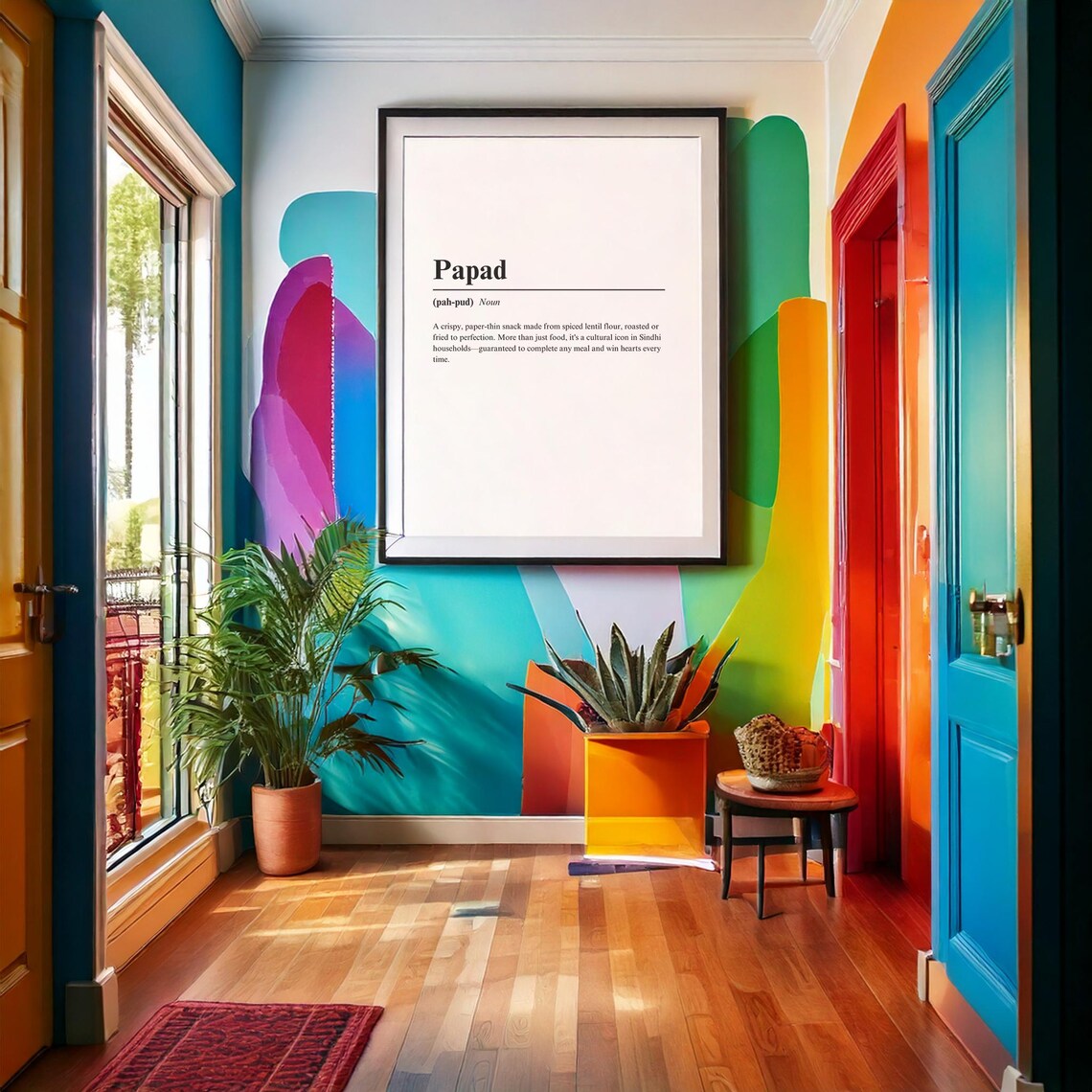Papad Urban Dictionary Style Poster, Kitchen Decor - Image 5