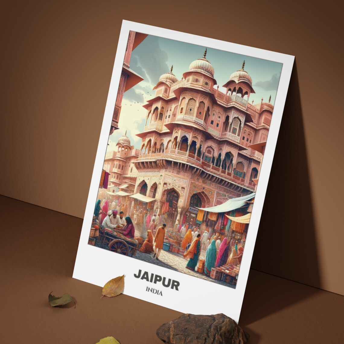 Jaipur Travel Poster India Travel Poster Cityscape Painting Print Wall Art Travel Wall Art Home Decor Jaipur Trip - Image 3