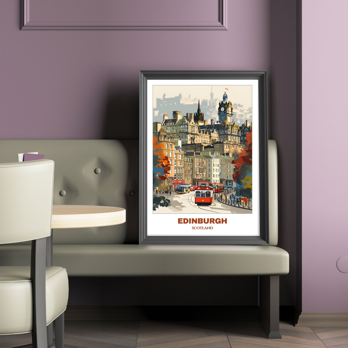 Edinburg Travel Poster, Scotland Travel Poster - Image 2