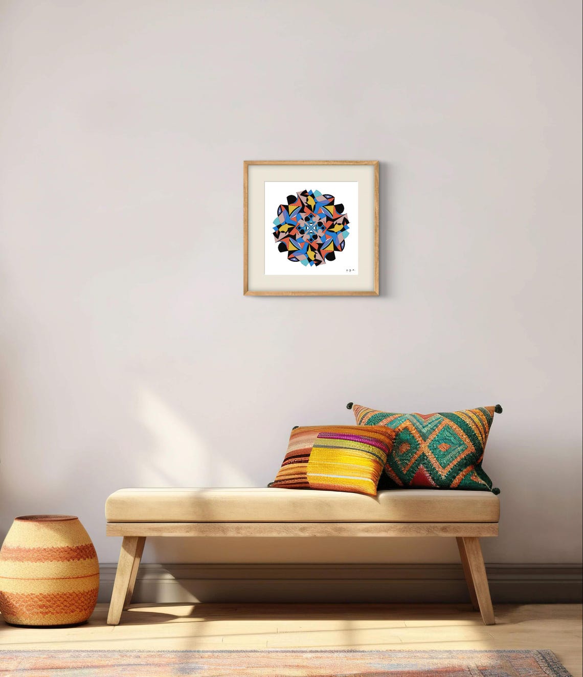 Mandala Meditation Yoga Geometric Pattern - Image 3