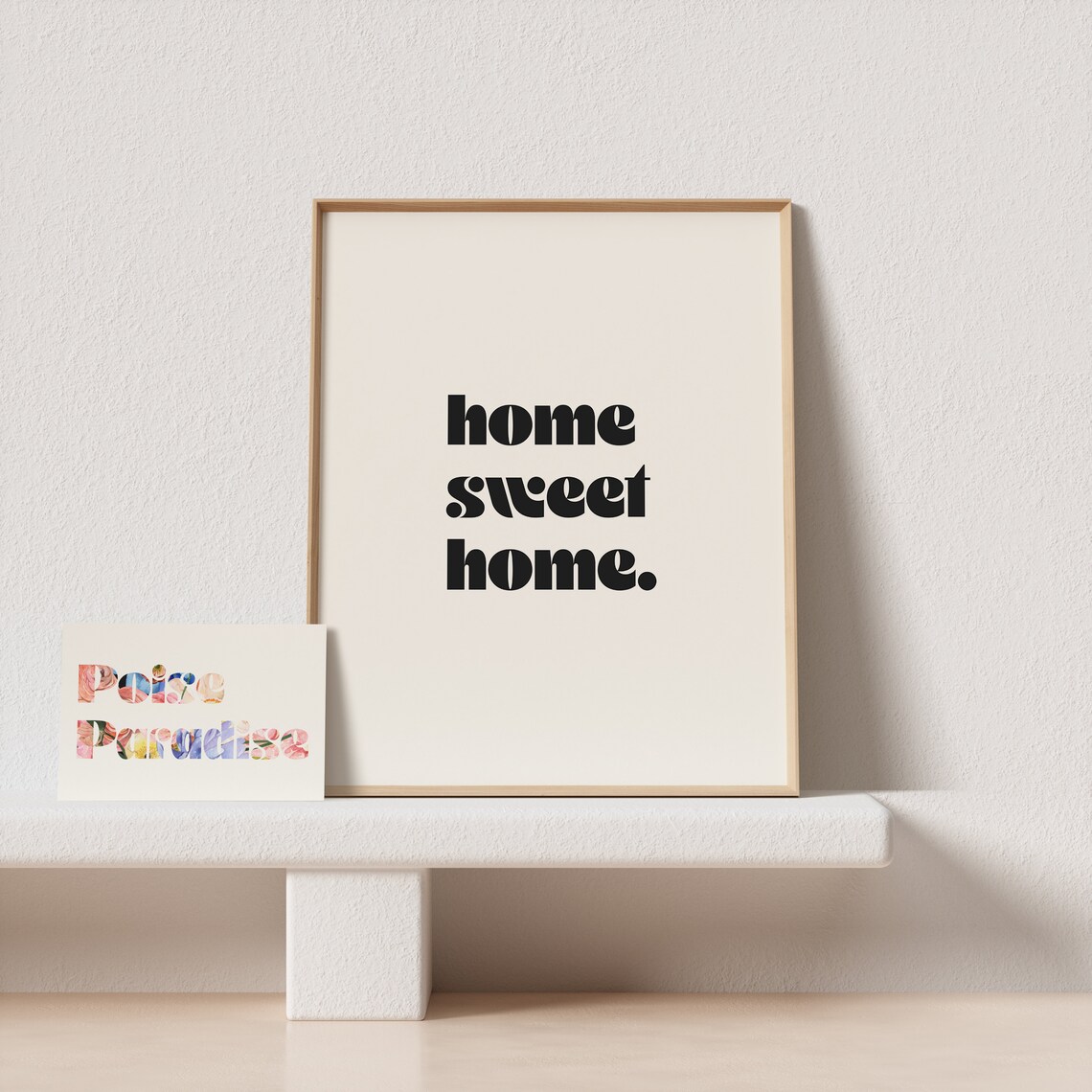 Home Sweet Home Minimal Typography Art Print - Image 4