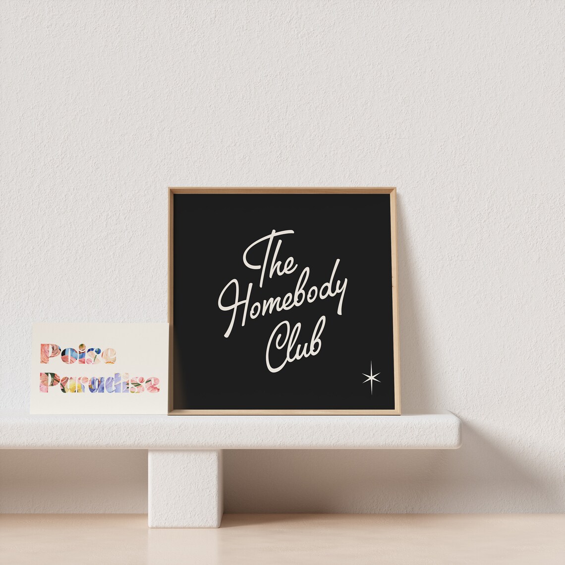 The Homebody Club 50s Typography Art Print - Image 2