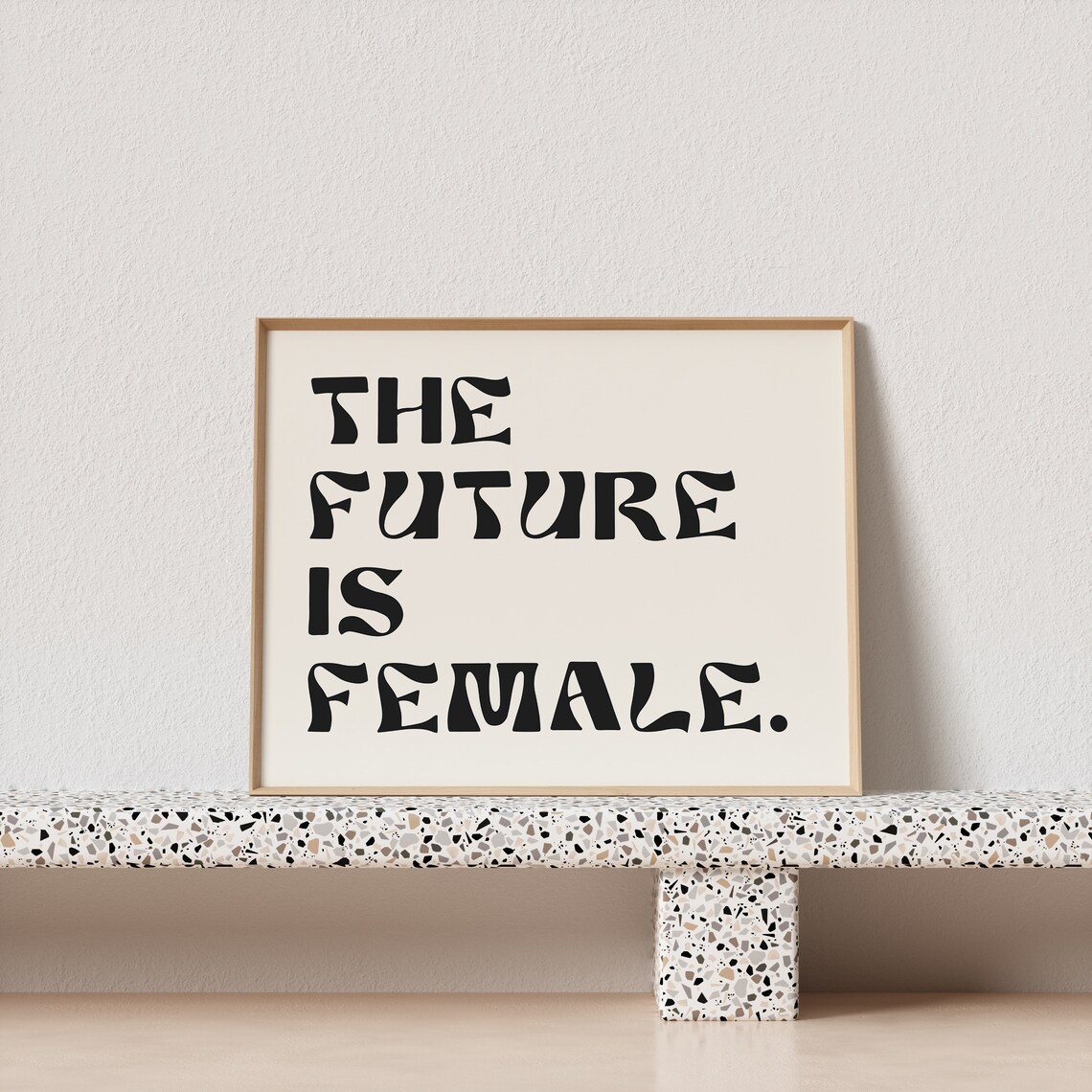 The Future Is Female Minimalist Art Print - Image 2