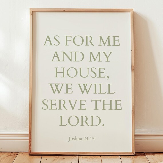 Scripture Wall Art Prints With Bible Verse Room Decor For Christian Gift Apartment