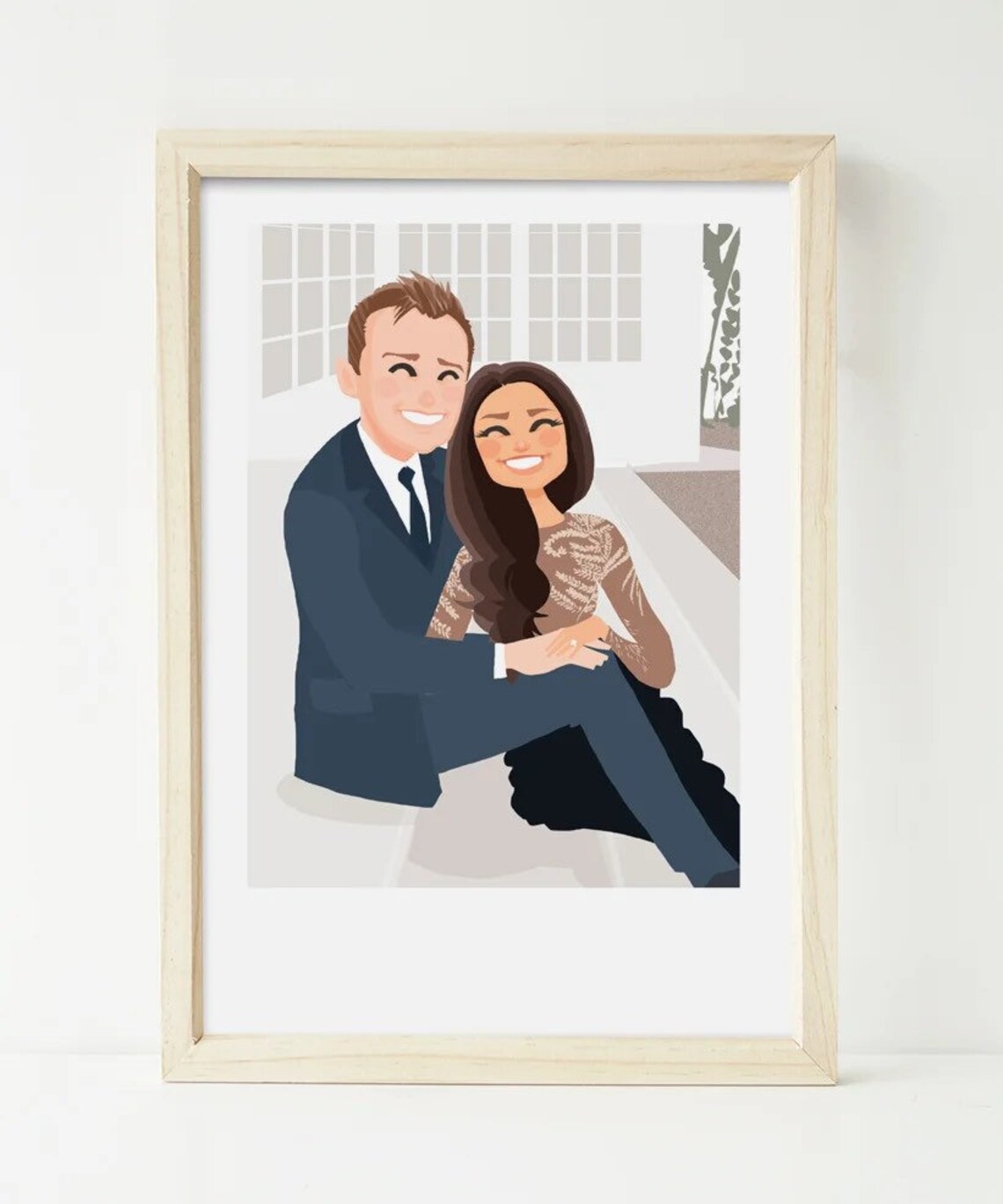 Special Pose Costume Drawing, Personalized Birthday Gift - Image 2