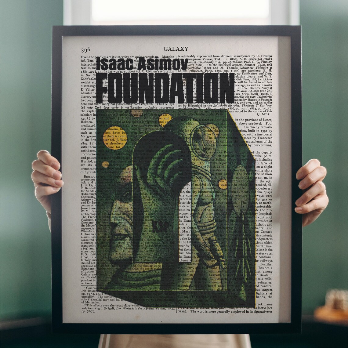 Foundation by Isaac Asimov Literary Art Print - Image 3