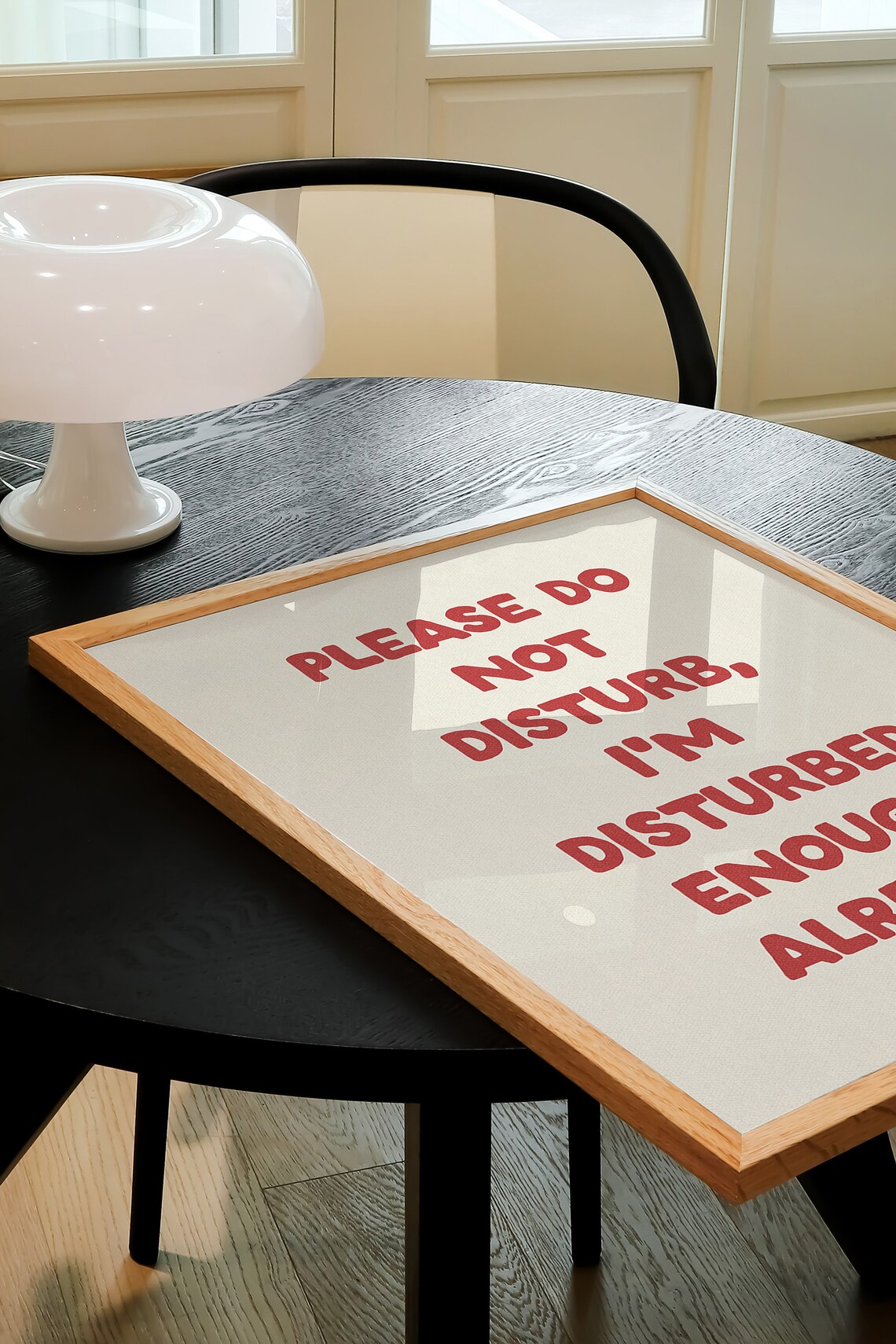 Please Do Not Disturb Funny Typography Poster Print - Image 3