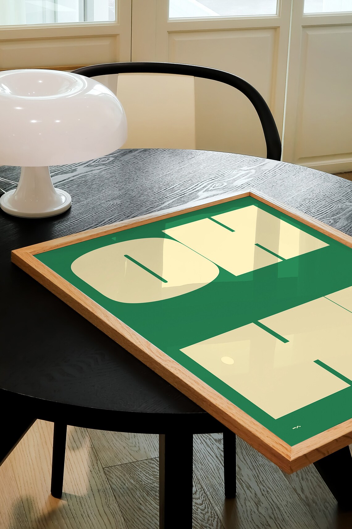 Oh Hi Funky Typography Quote, Retro Entryway Poster - Image 2