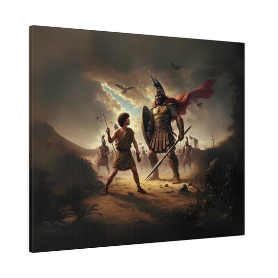 David And Goliath, Christian Artwork